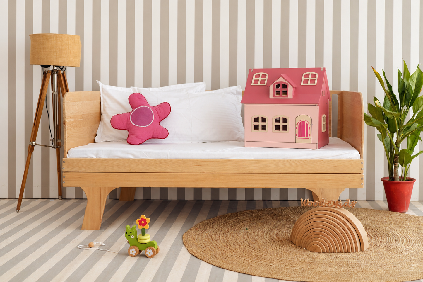 Wood-O-Kidz Cottage Dollhouse