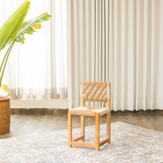 Wooden Jute Chair