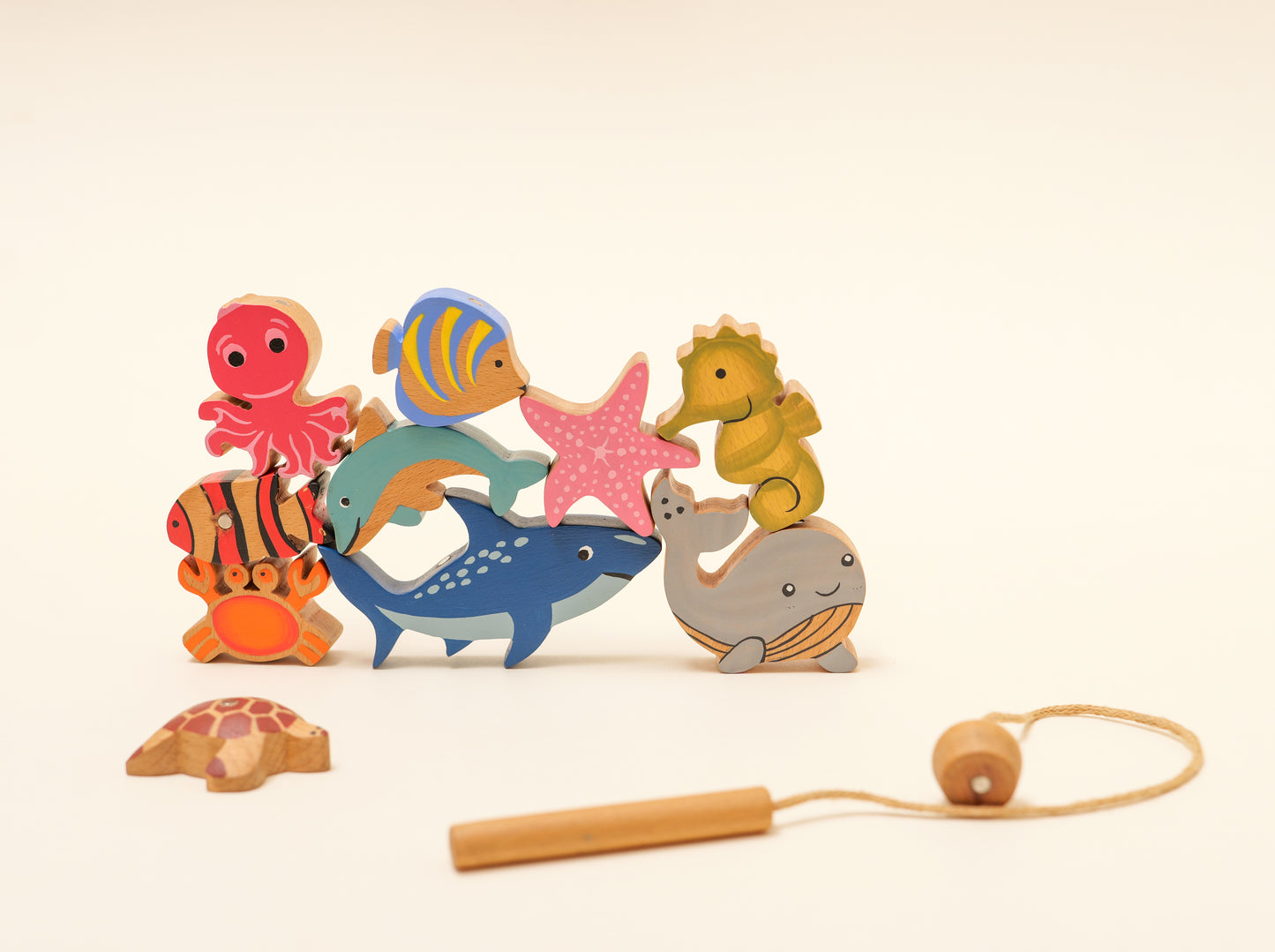 First Sea Friends Magnetic Fishing & Stacking Toy