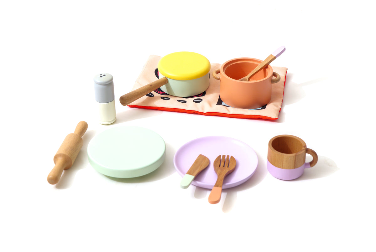 Wood-O-Kidz Wooden Utensil Set
