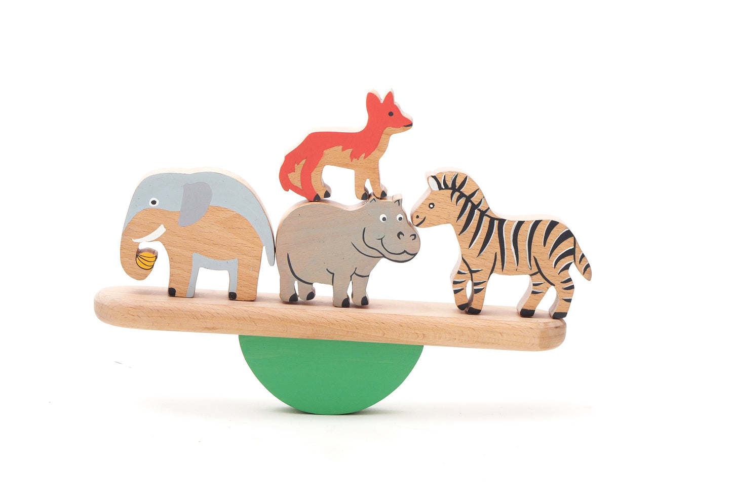 First Jungle Friends – Wooden Animal Stacking & Balancing Toy