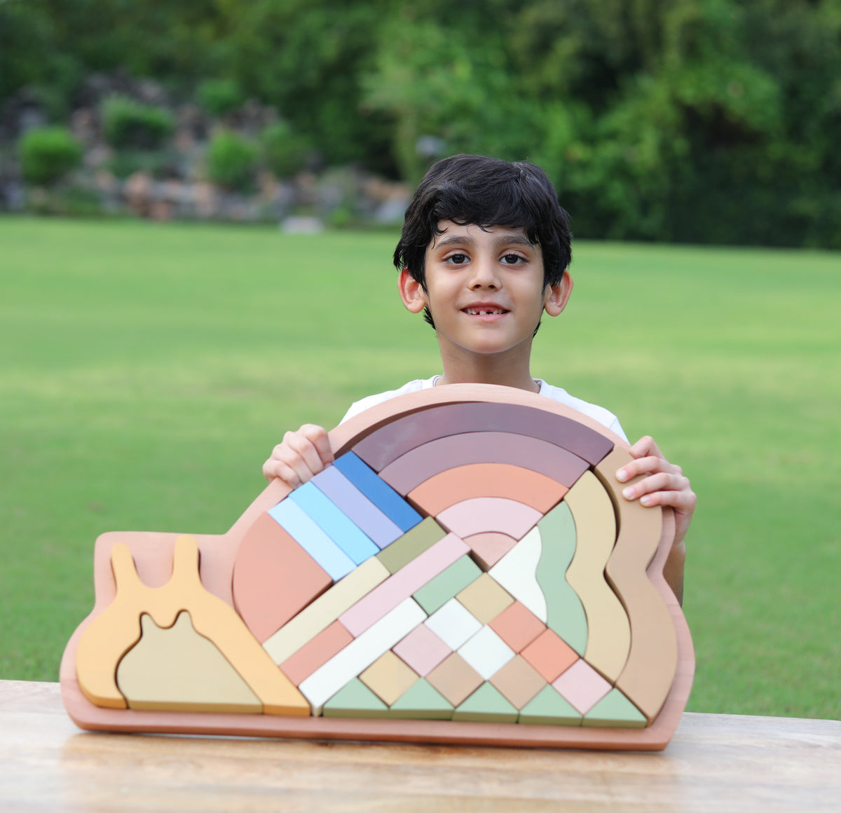 Snail-O-Blocks Wooden Balance & Stacking Blocks