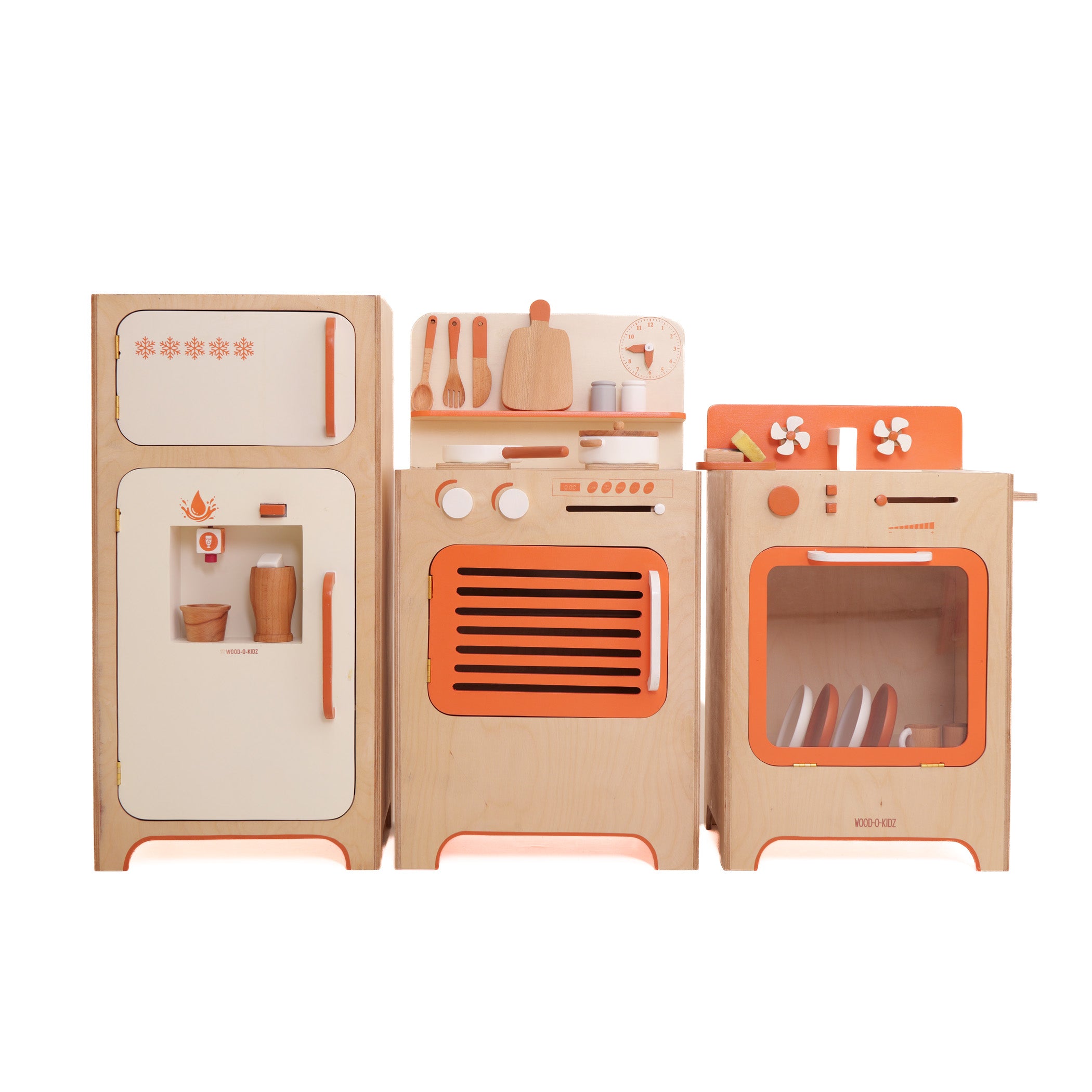 Wood-O-Kidz  Wooden Caramelo Pretend Play Kitchen