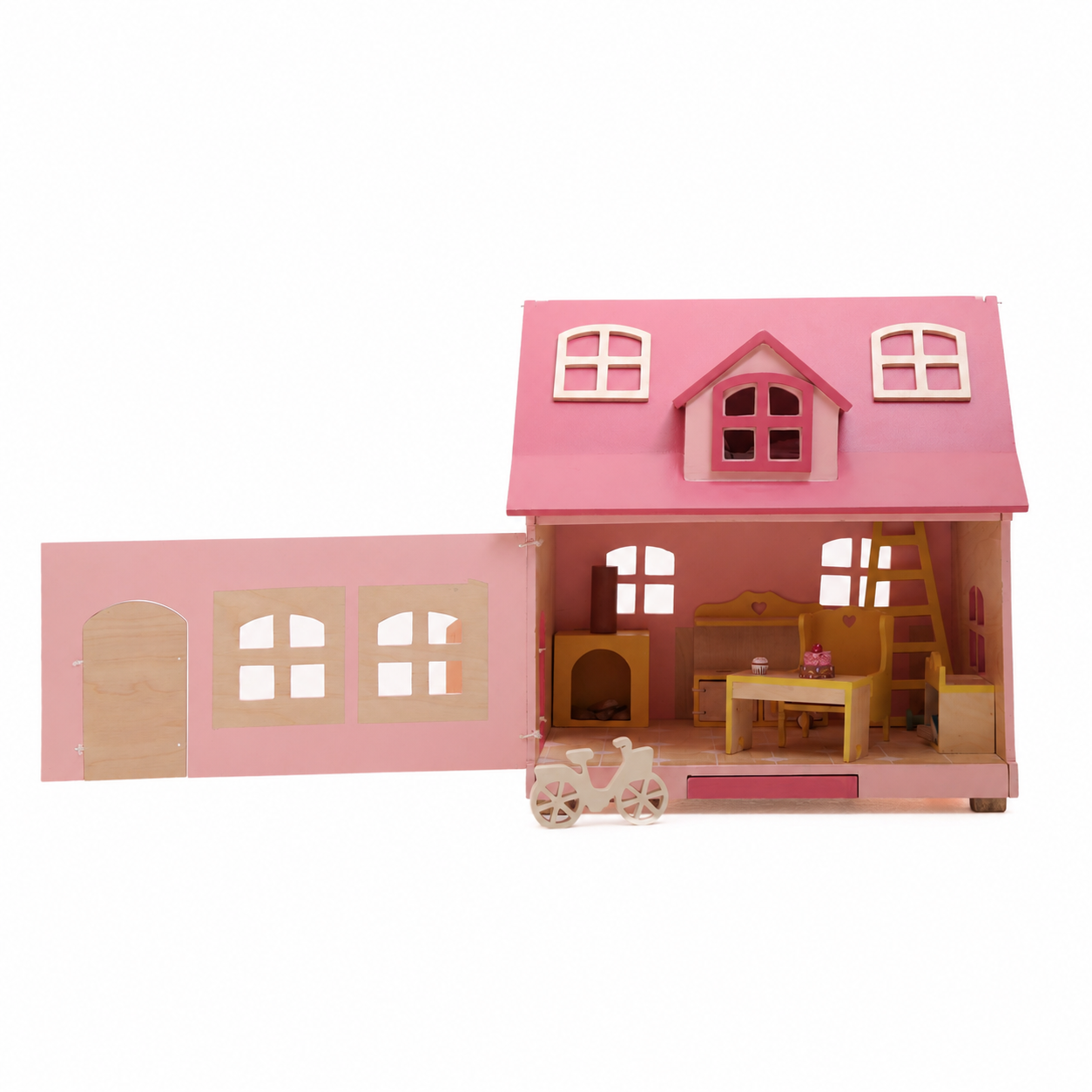 Wood-O-Kidz Cottage Dollhouse