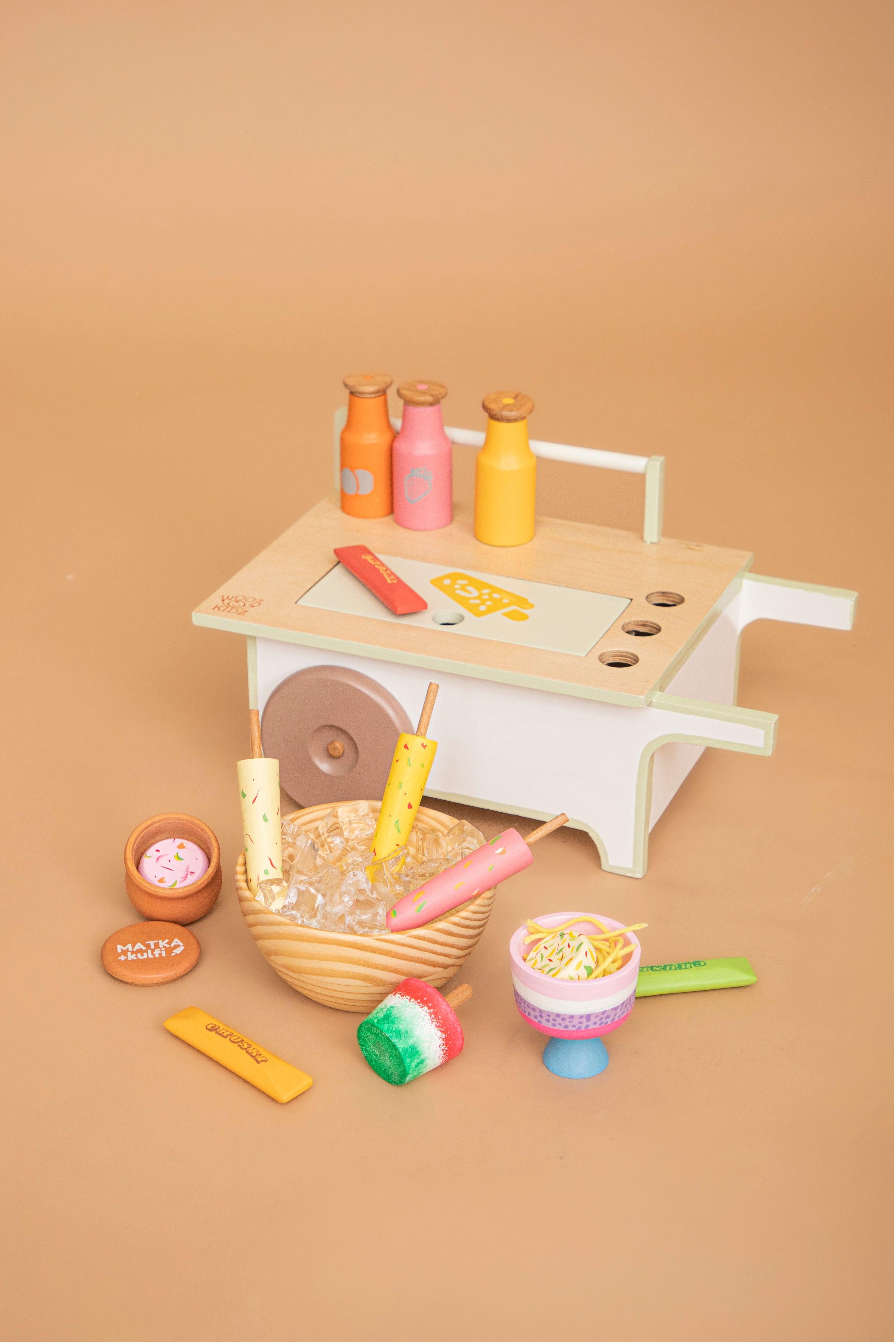 Wood-O-Kidz Gola Kulfi Cart
