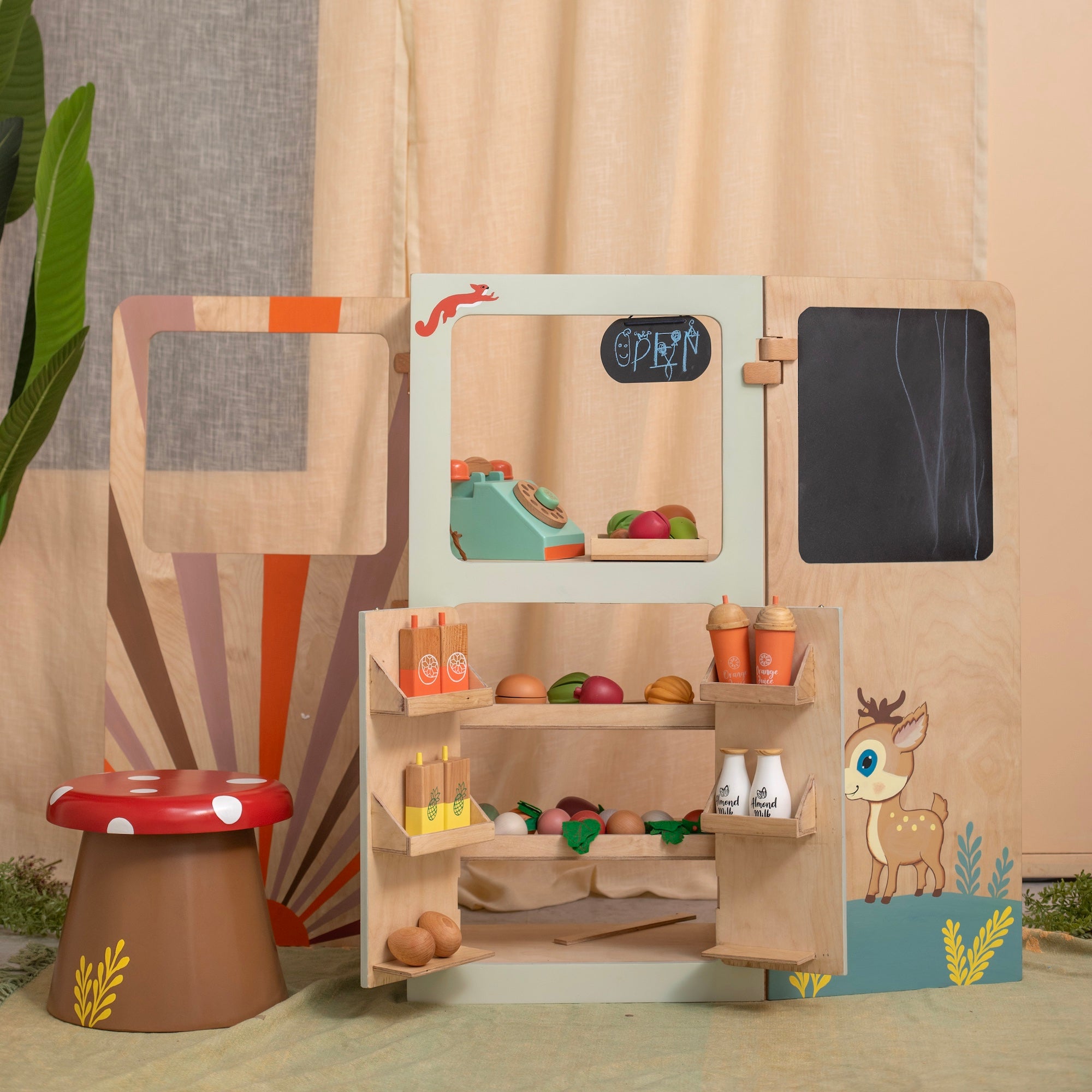 Wood-O-Kidz 3-in-1 PlaySet