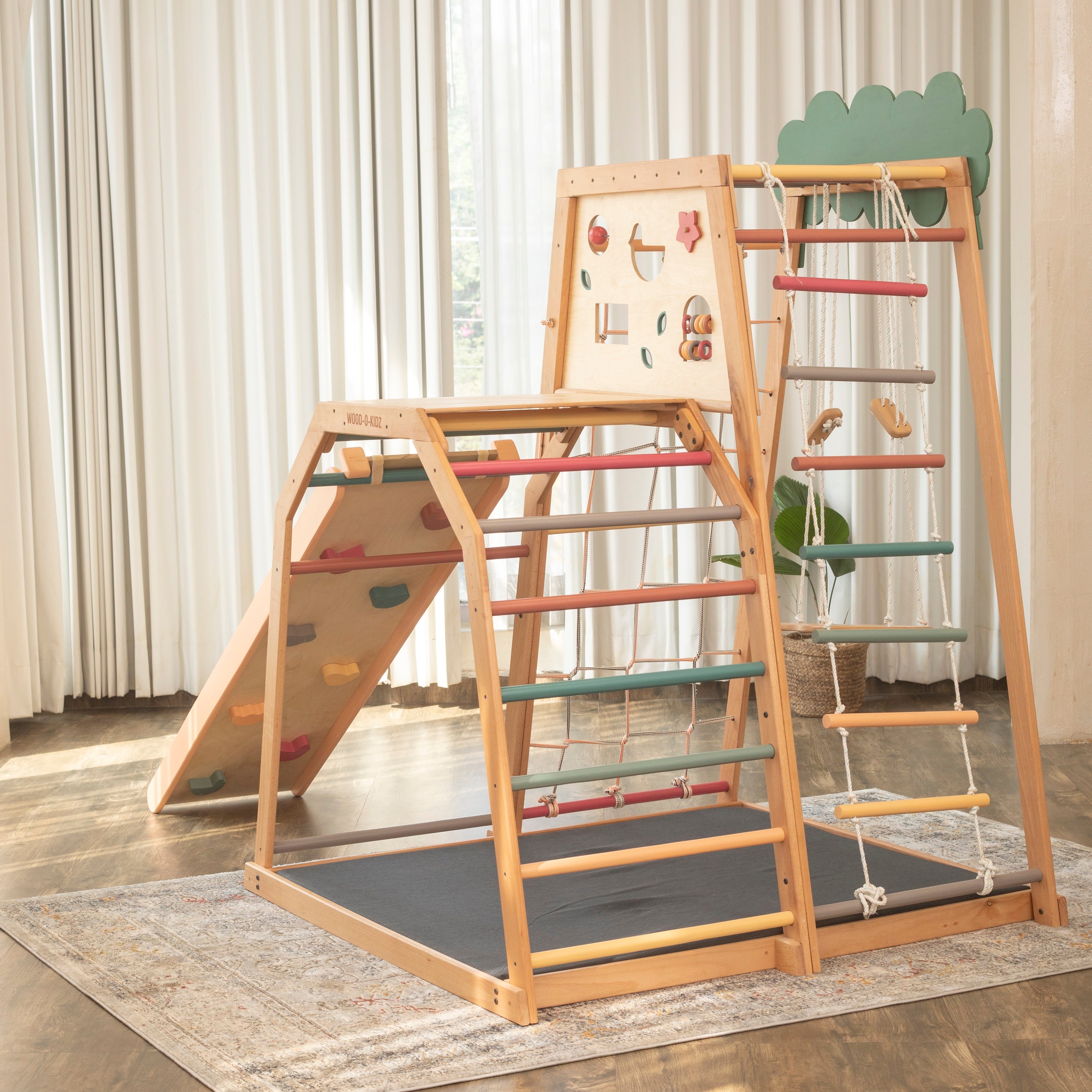 Wood-o-Kidz Tree House Jungle Gym