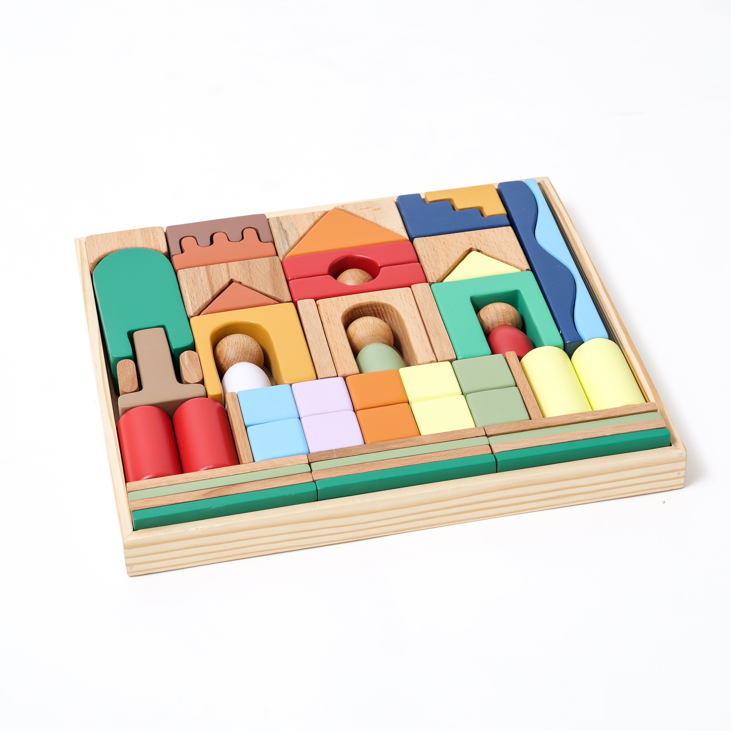 Wooden Building Beginners Block Set