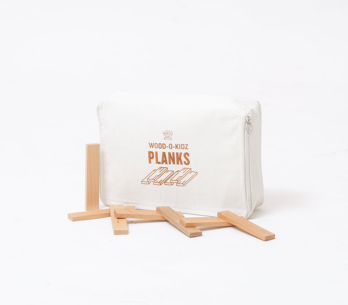 Wood-O-Kidz Wooden  Construction Planks Set