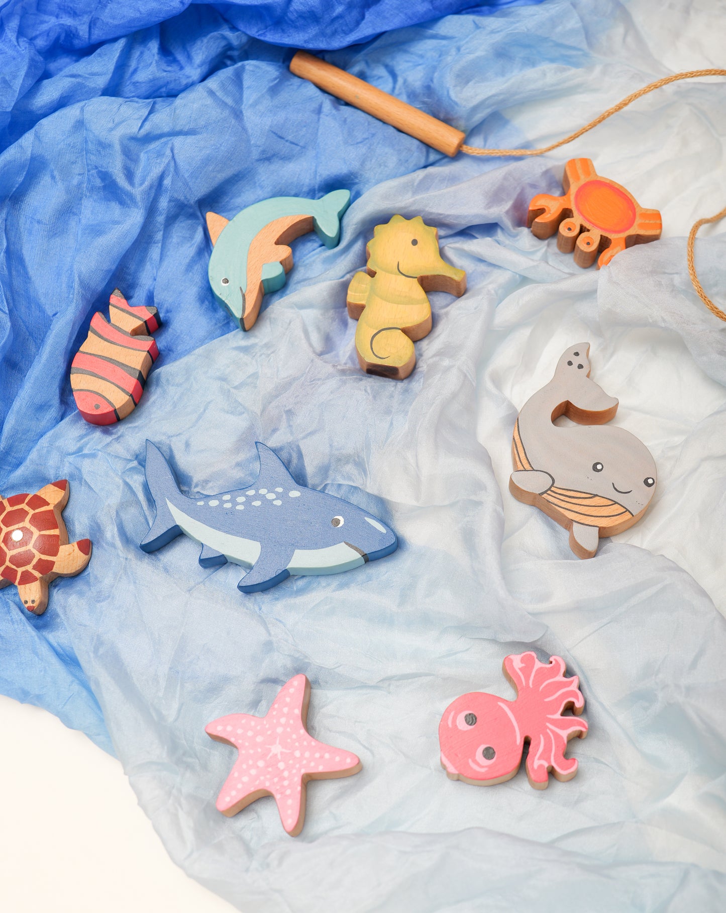 First Sea Friends Magnetic Fishing & Stacking Toy