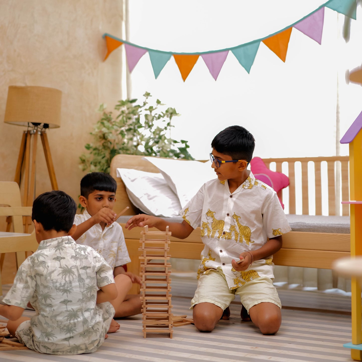 50 Wooden Plank set