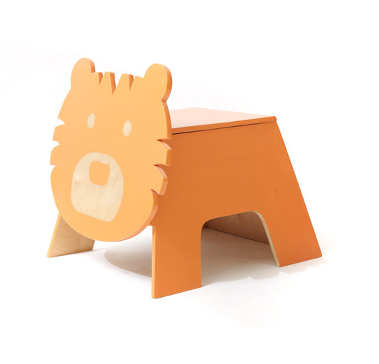 Tiger Buddy – Wooden Animal Stool