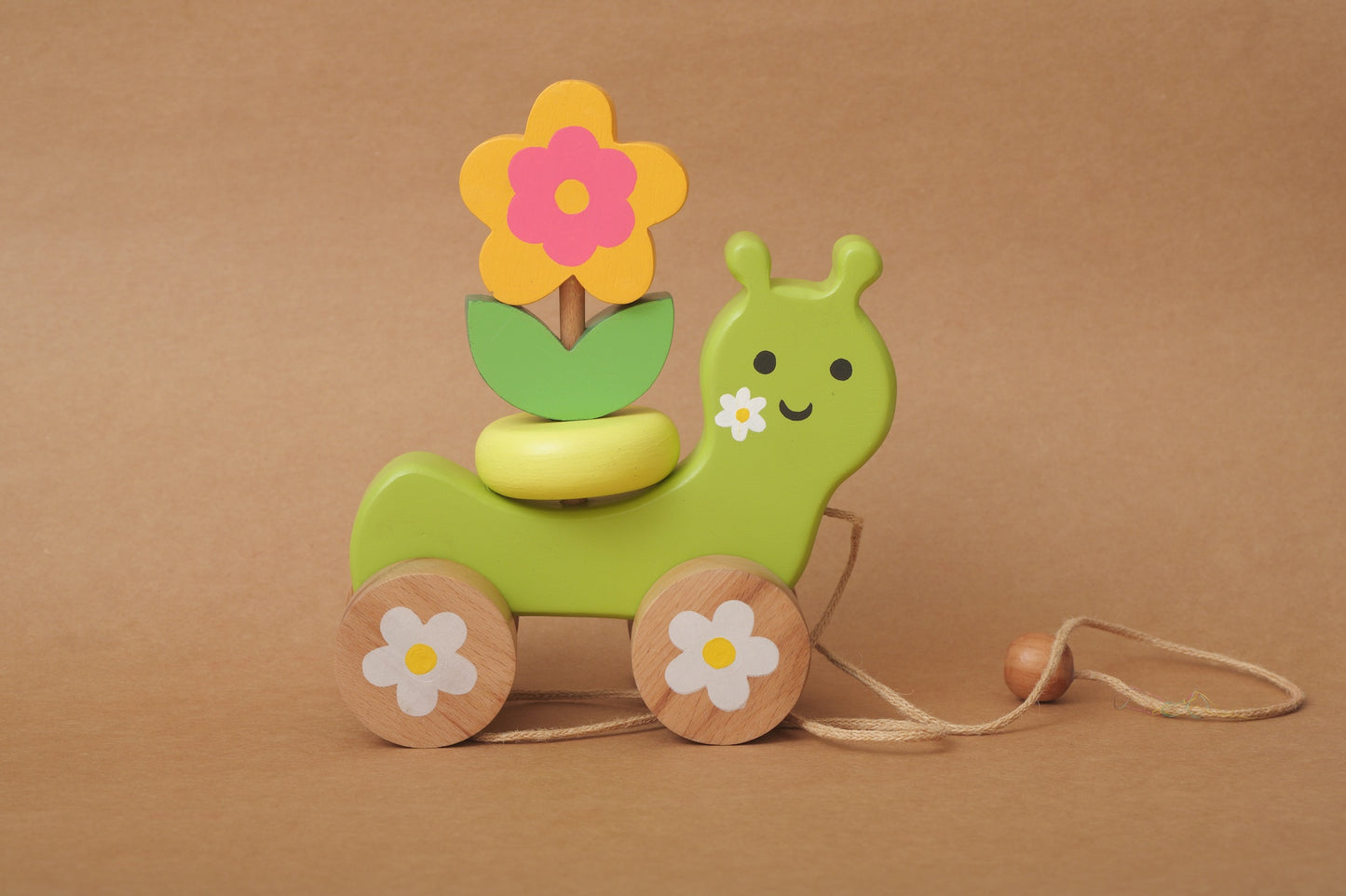Caterpillar – Wooden Pull & Stack Toy