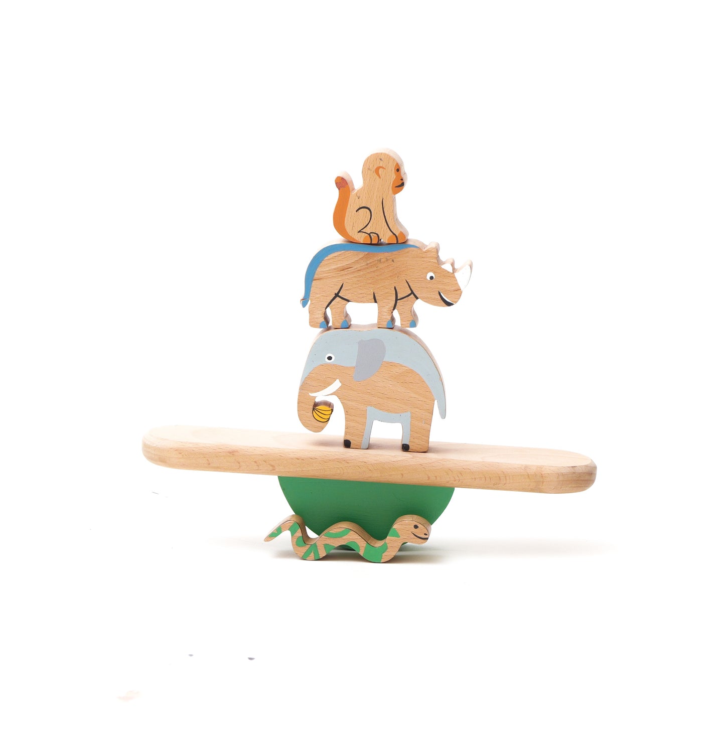 First Jungle Friends – Wooden Animal Stacking & Balancing Toy