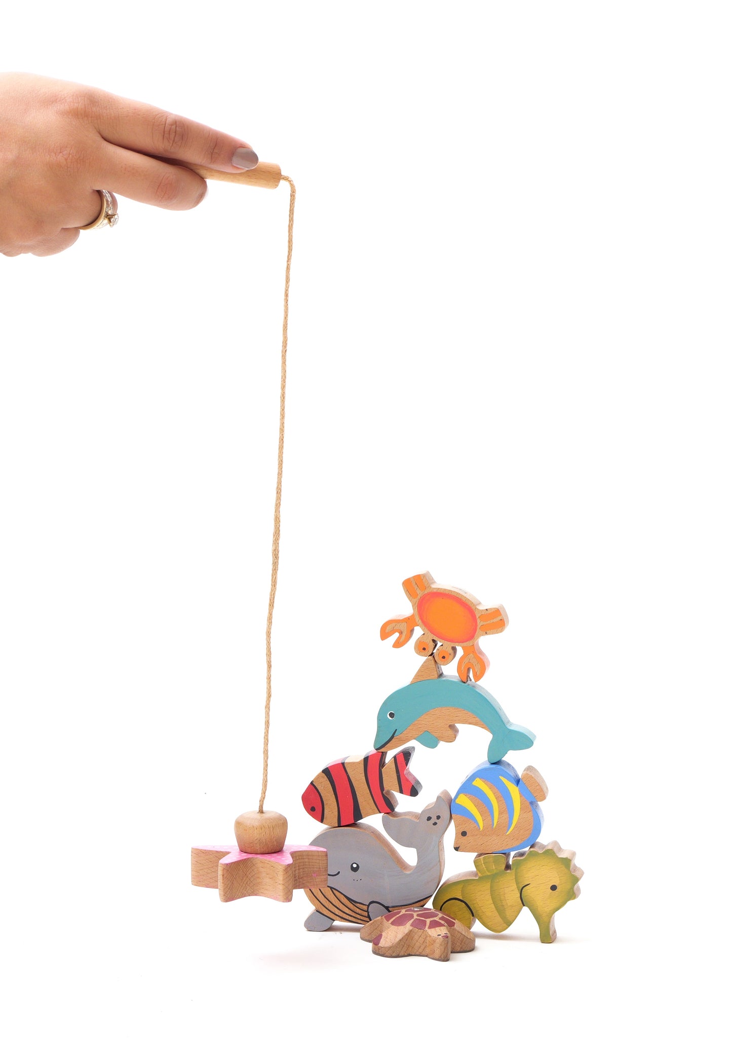 First Sea Friends Magnetic Fishing & Stacking Toy